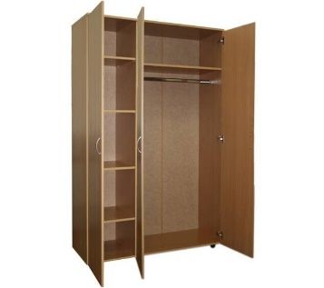 Шкаф для одежды 3-створчатый комбинированный